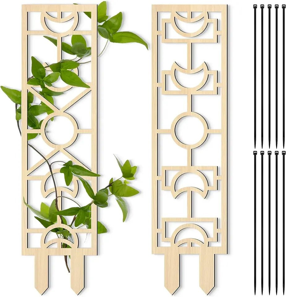 Wholesale Garden Flower Wooden Climbing Pergola Wooden Potted Plants Flowers Vines Climbing Trellis