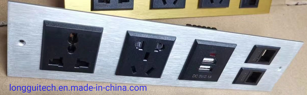 Aluminium Power Socket Panel Socket