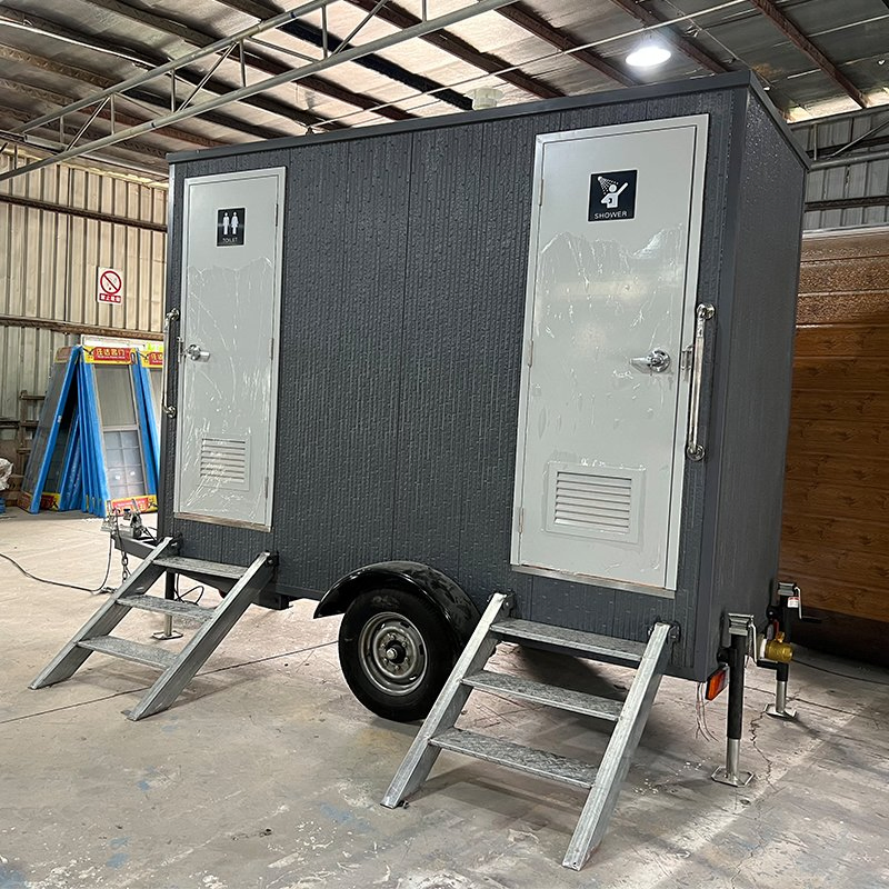 Fancy Porta Potty Luxury Portable Restrooms Chemical Toilet Trailer