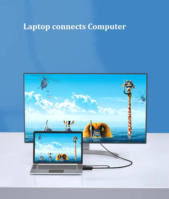 High-Definition HDMI® to Displayport Adapter with USB Power