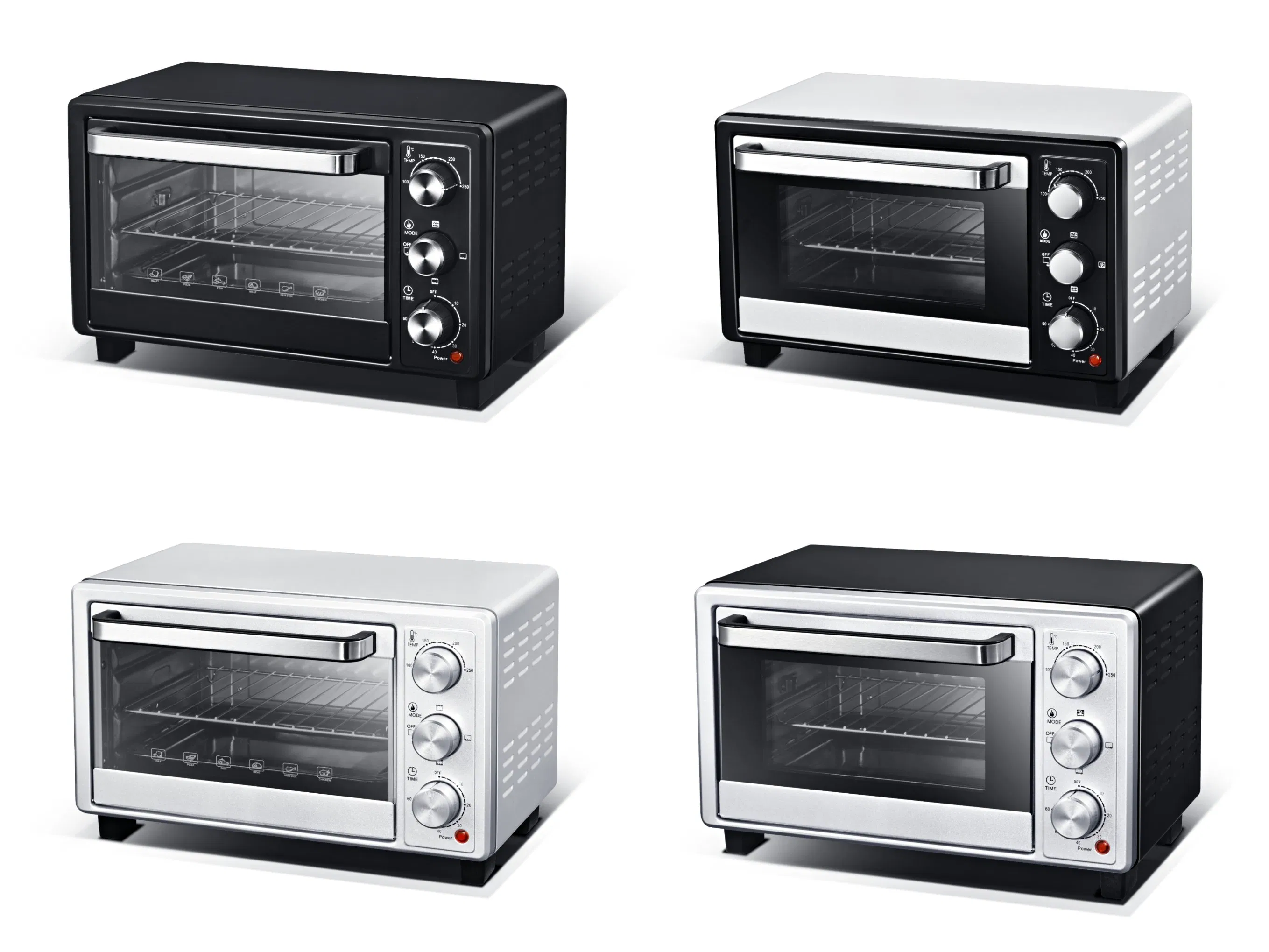 1400W 4 Slices Bread Pizza Bakery Chicken Roasted Home Electric Toaster Oven