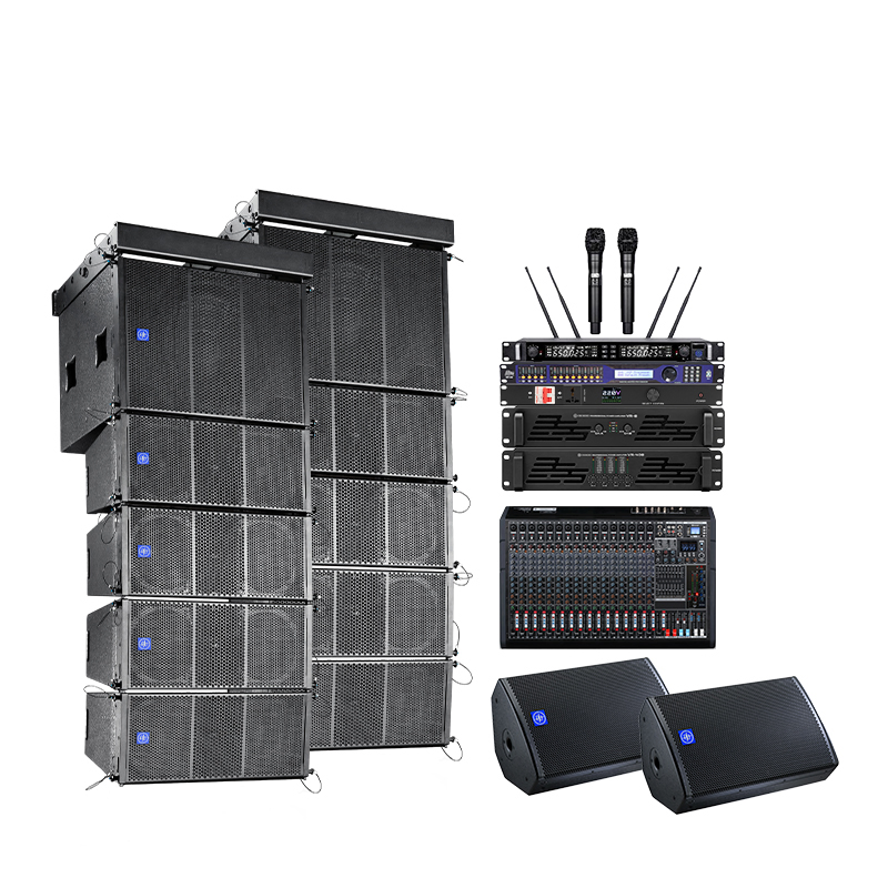 Chordio Tg-212p Professional Passive PA Line Array Dual 12 Inch DJ Audio Sound System Speaker for Party