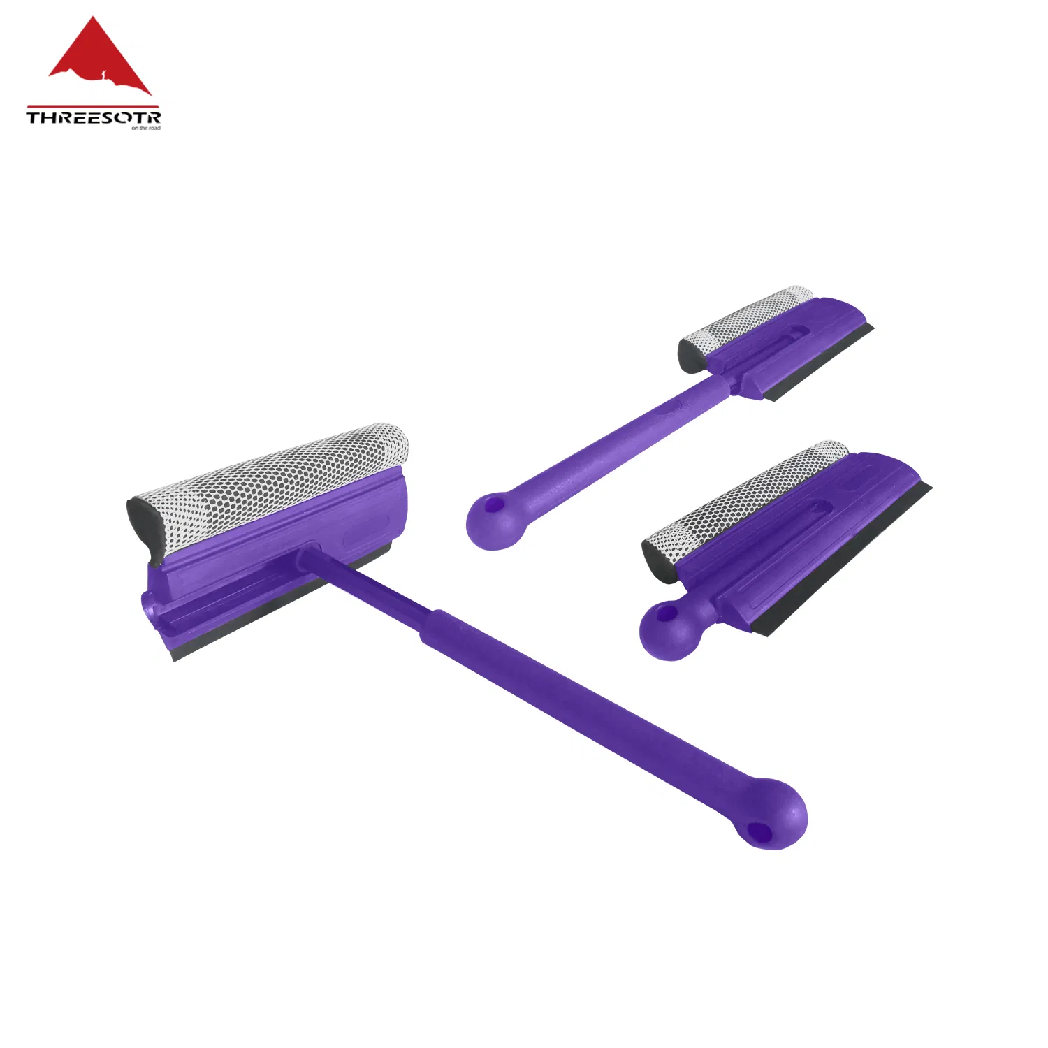 Customized Purple Compact Car Window Windshield Squeegee 8inch