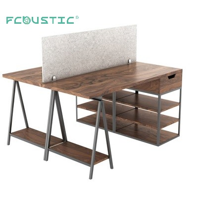 Workstation Fabric Wrapped Polyester Desk Privacy Panel Baffle Office Partitions