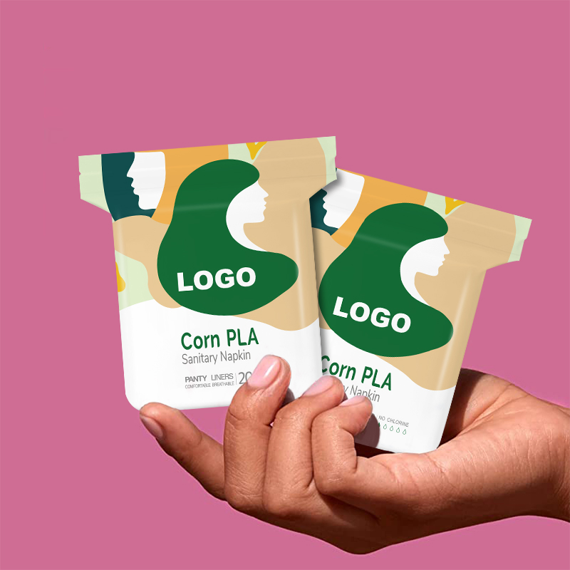 Eco-Friendly 100% Biodegradable Organic Sanitary Napkin Feminine Hygiene Disposable Menstrual Pads