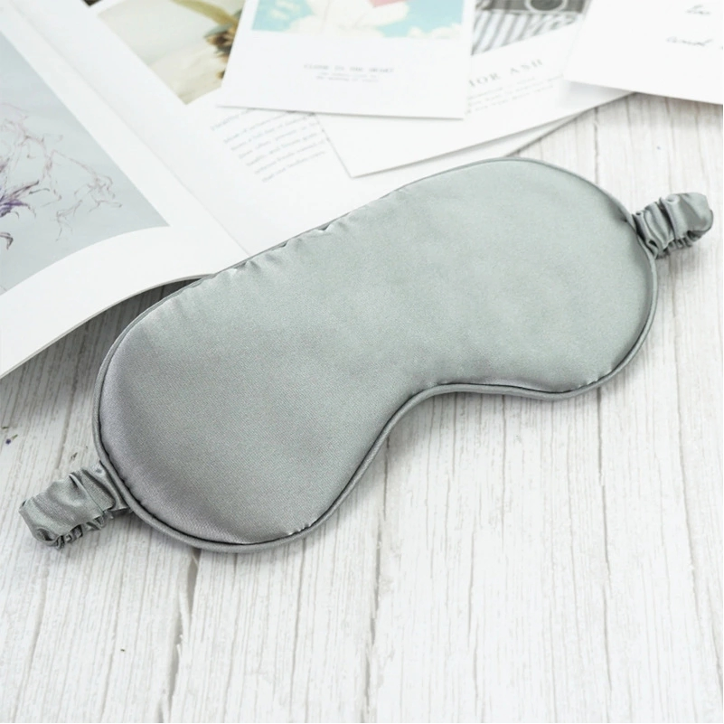 Sleep Eyeshade Pure-Colour with Loose Band Silk Eye Patch