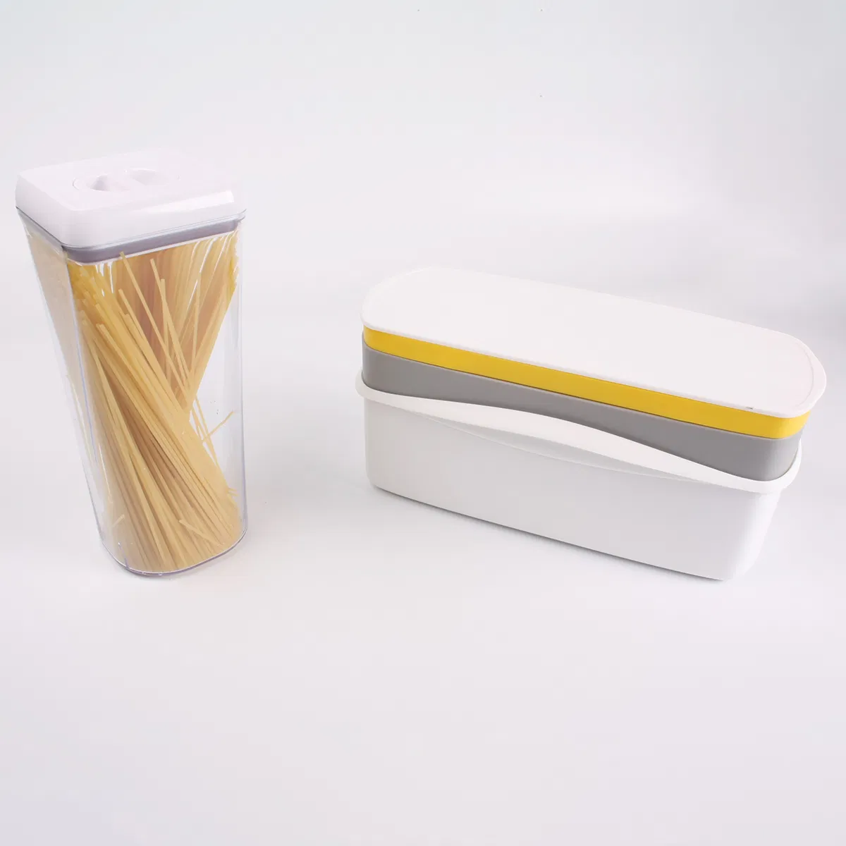 Household Easy to Drain Water Multifunctional Microwavable Food Steamer Bento Lunch Box Pasta Cooker with Strainer