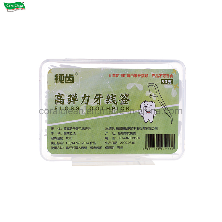 Manufacturer Wholesale Dental Flosspicks Mini Case Dental Toothpicks Flosser
