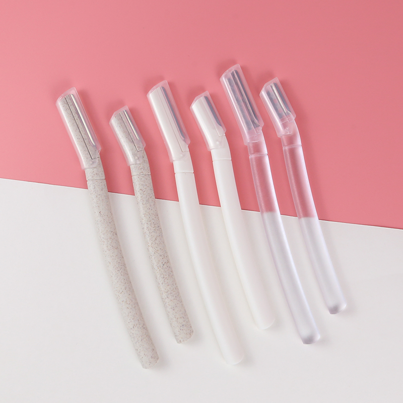 Women Eyebrow Razor Dermaplane Trimmer Razor Eyebrow with Precision Cover