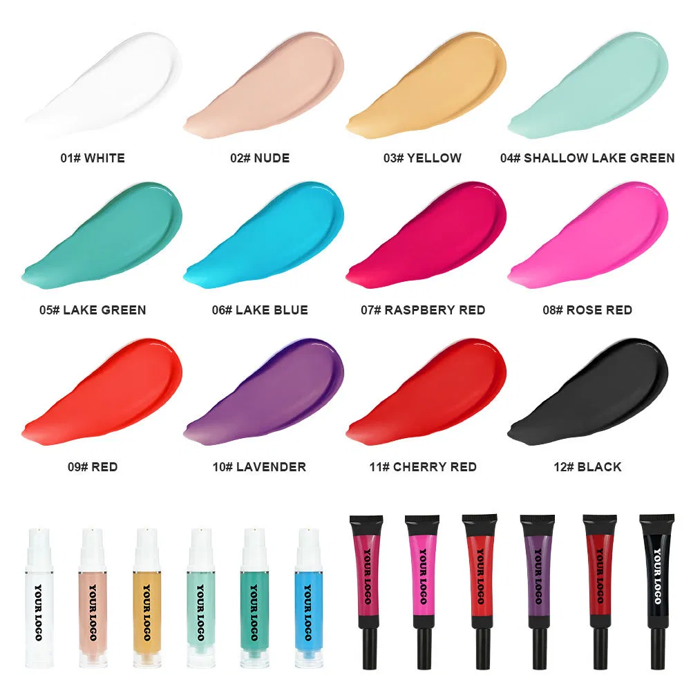 Waterproof 12 Colors Colorful Matte Eyeshadow Primer Makeup Base