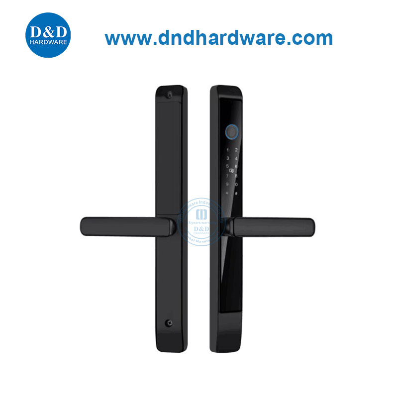 Biometric Fingerprint Password Smart Door Handle Knob Lock for Narrow Stile Frame