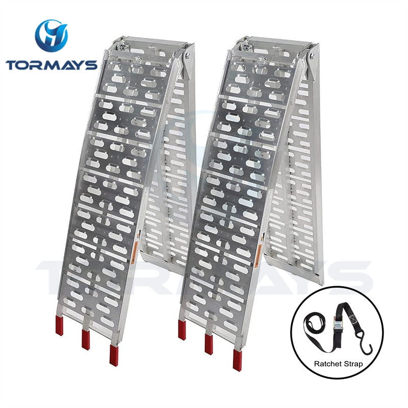 Переносная алюминиевая складная рампа для пикапа