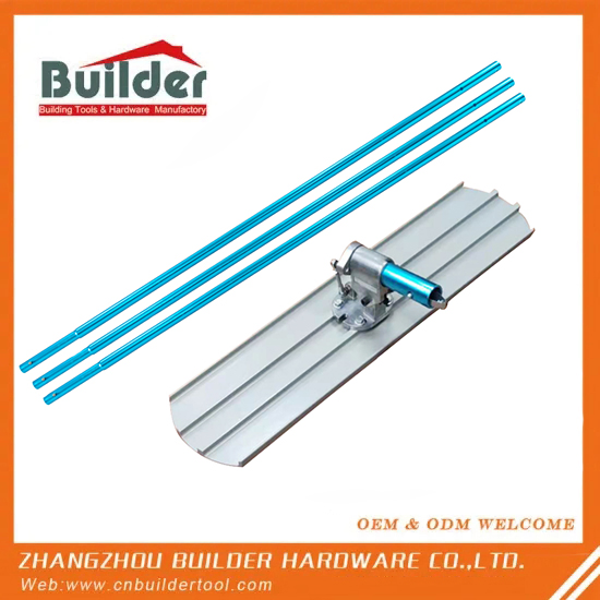 Round End Hand Tools Magnesium Concrete Bull Float Kit for Decorative Concrete