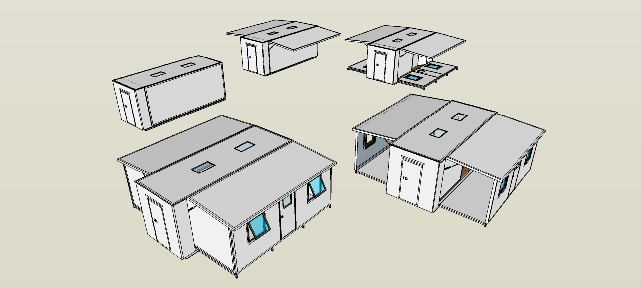 Modular Steel Structure Building Prefabricated Container House
