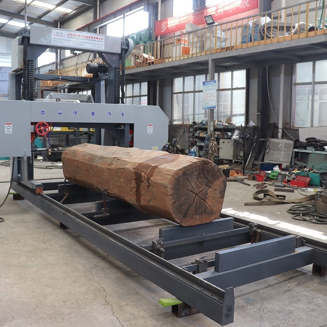 Ленточная пилорама портативная для деревообработки