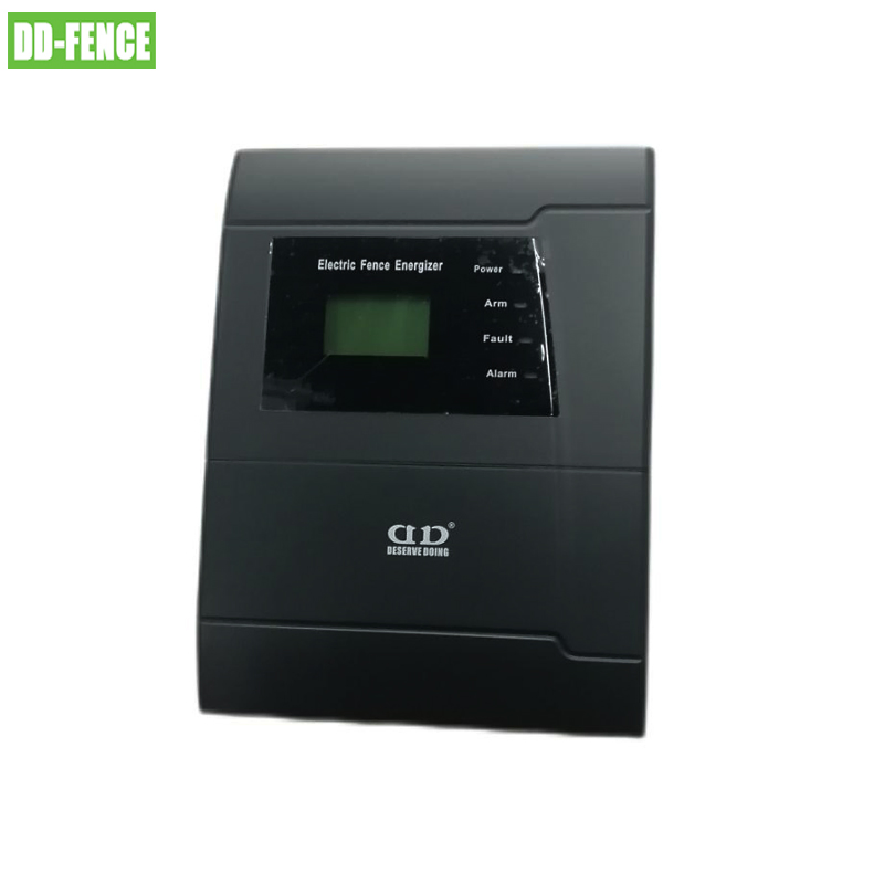 Solar Panel Battery Powered Electric Fence Energizer with Alarm