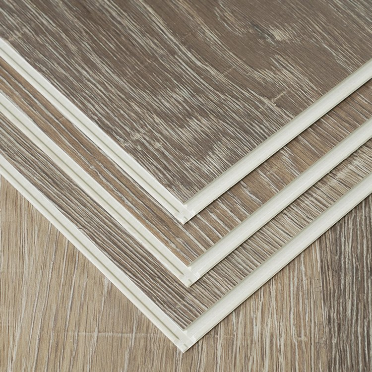 Glossy Stone Plastic Spc Flooring 8mm Waterproof Modern Click Hybrid Floor