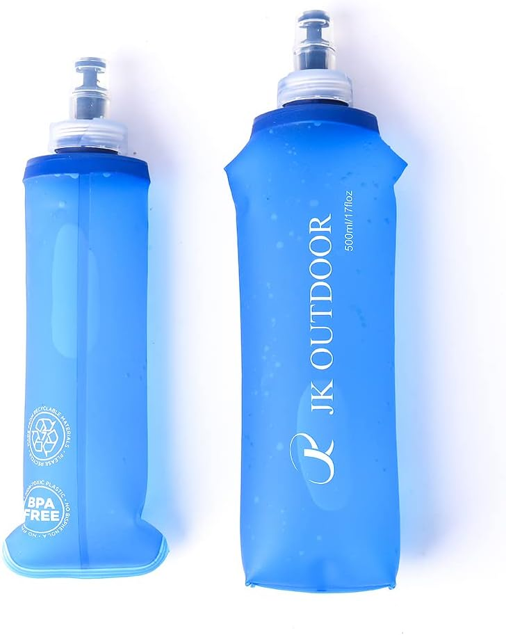 Складная бутылка для бега BPA Free TPU, 350-650 мл