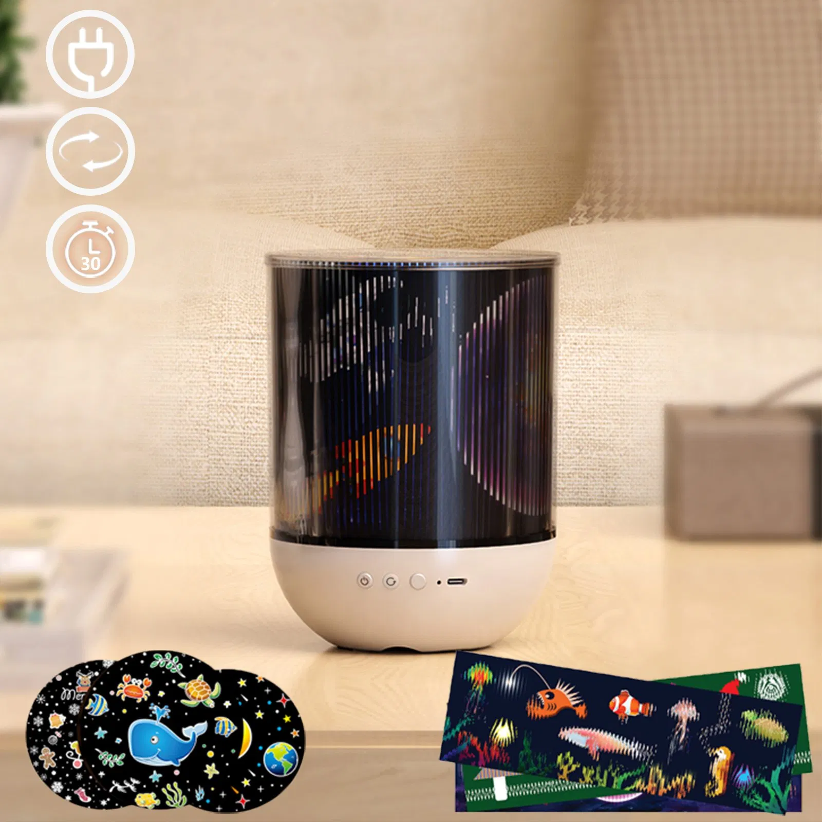 Проектор-лампа D11 с Bluetooth-колонкой
