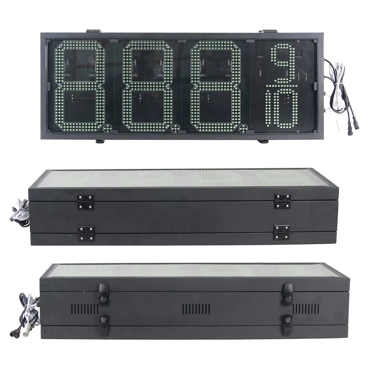 Ultra-Thin Digital LED Poster Gas Station Oil Price Display with Magnetic Flip Score Board Flip DOT Display Sdk Function