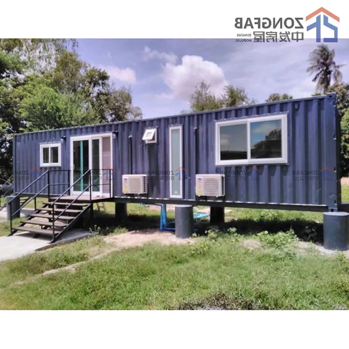 Modern Design Luxury Decoration Commercial Business Converted Transform Renovation Shipping Container House