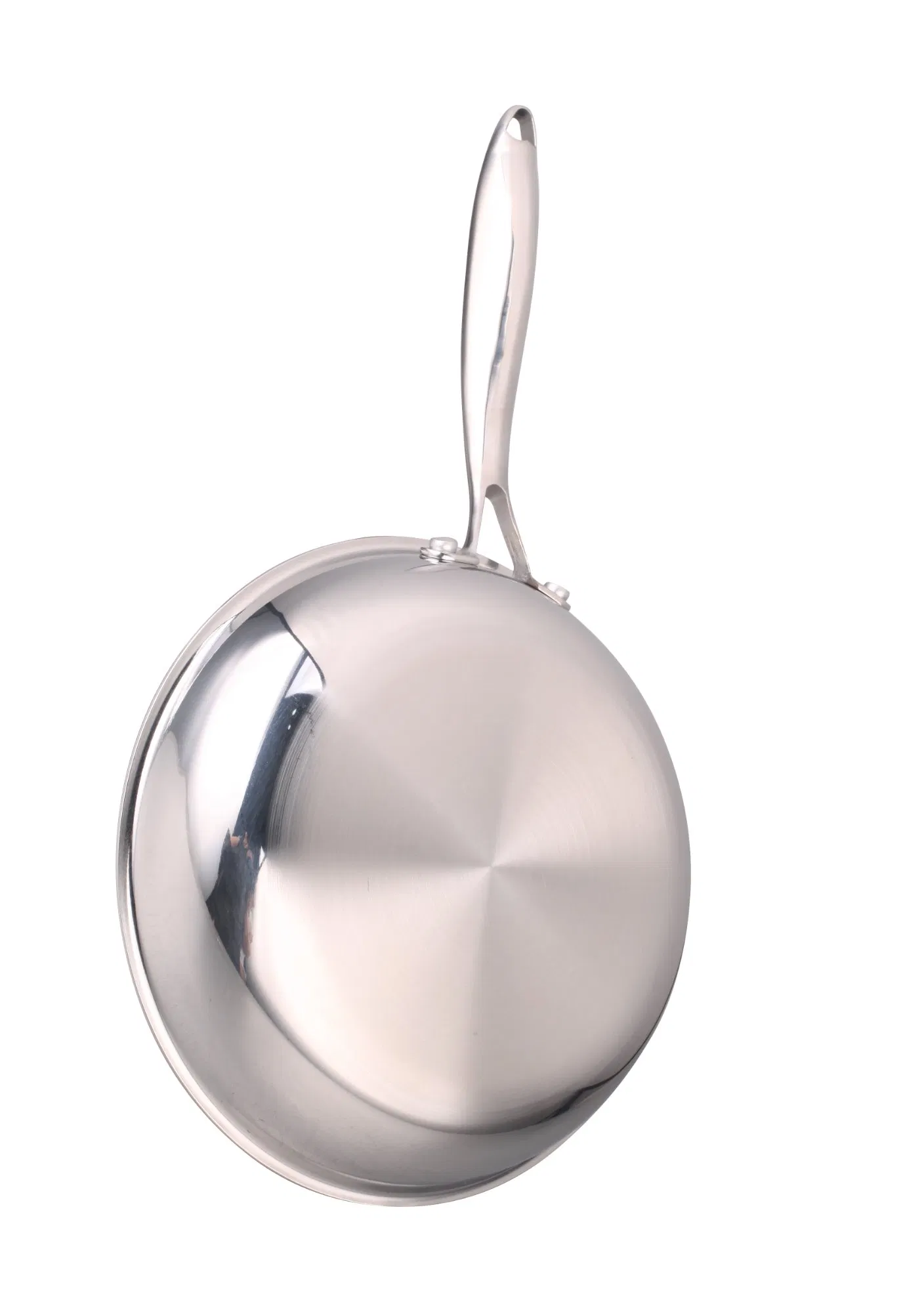 Easy Clean 3PCS Tri-Ply Stainless Steel Non-Stick Frying Pan Set Without Lid