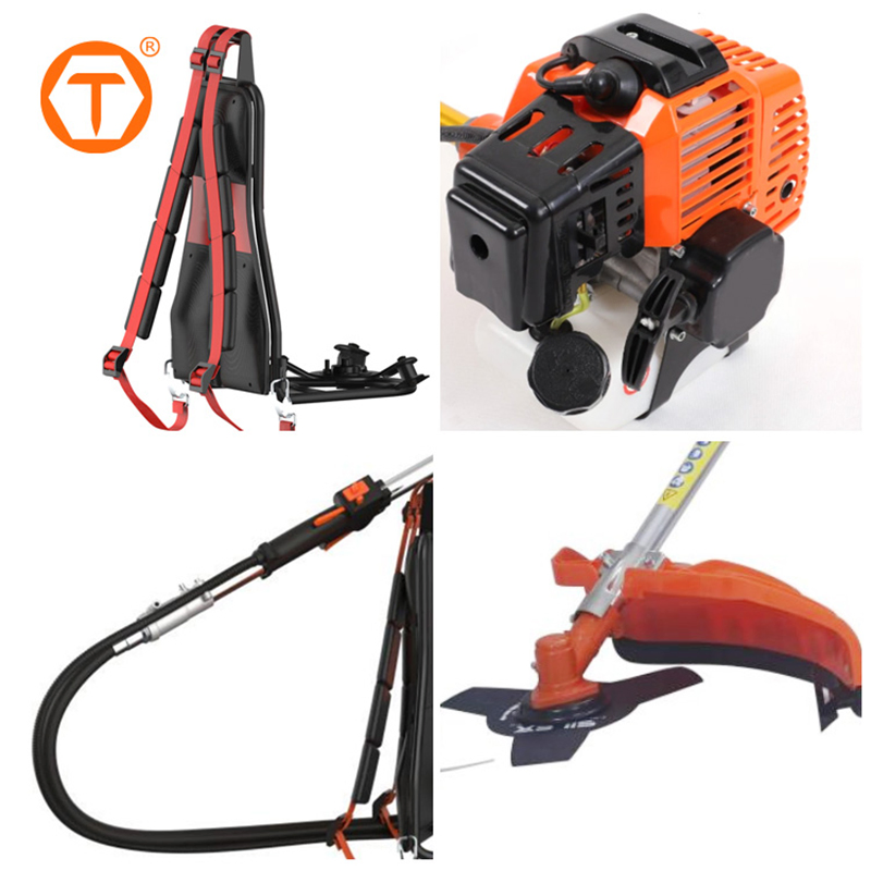 Backpack 2 Stroke Gas Power Lawn Grass String Trimmer Weed Wacker Weed Eater Gasoline Petrol Brush Cutter for Garden Backpack