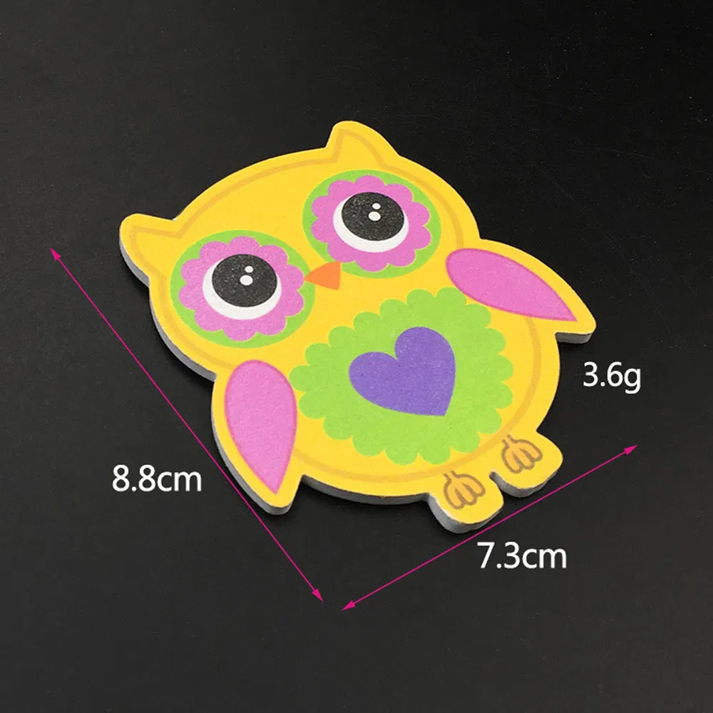 Double Sided Washable Reusable Manicure Supplies All Kinds of Cartoon Shape Nail Art Buffer Sponge