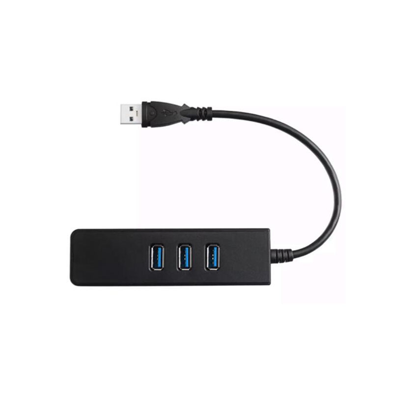 Адаптер USB 3.0 на RJ45 и 3 USB порта, 1 Гбит/с