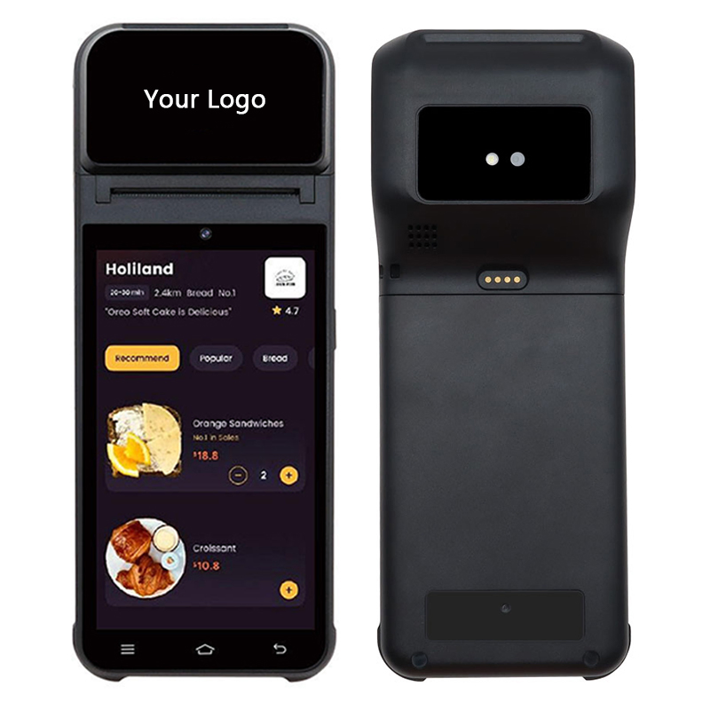 Android Smart POS Machine Portable Labels Printer Handheld POS Terminal