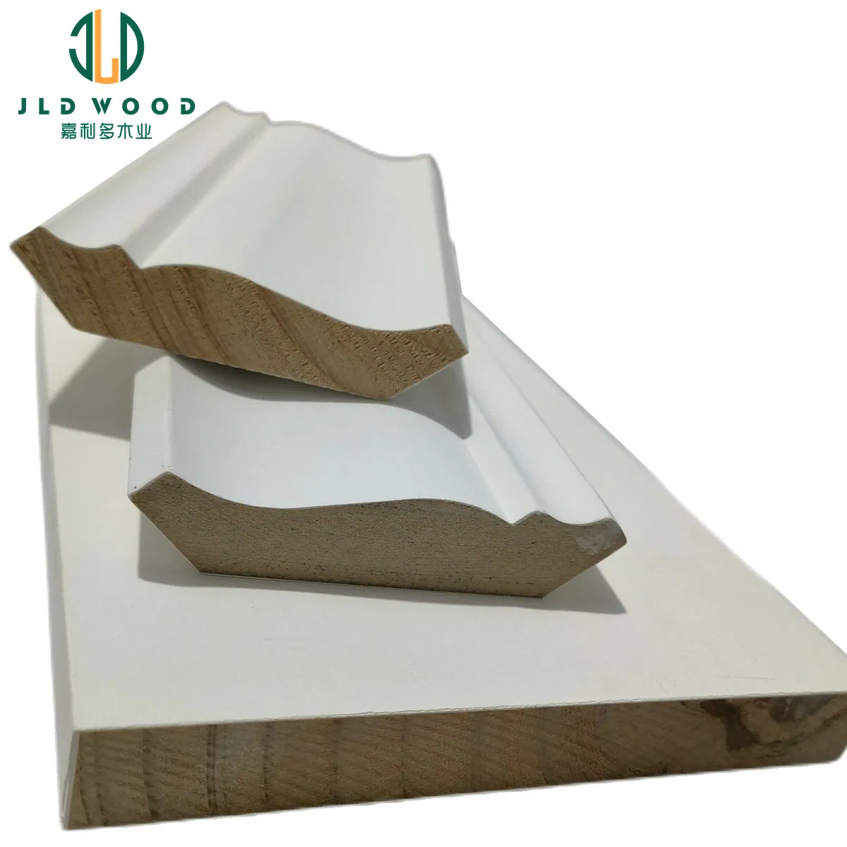 White Primed Soild Wood Skirting Board Baseboard Wood Moulding