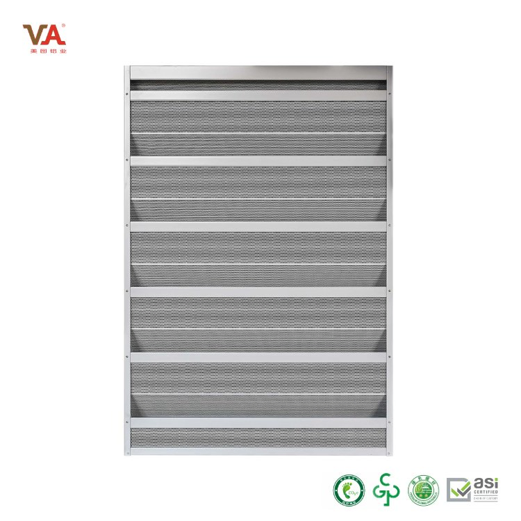 Architectural Acoustic Louvers with Durable PVDF Coating for Outdoor Applications