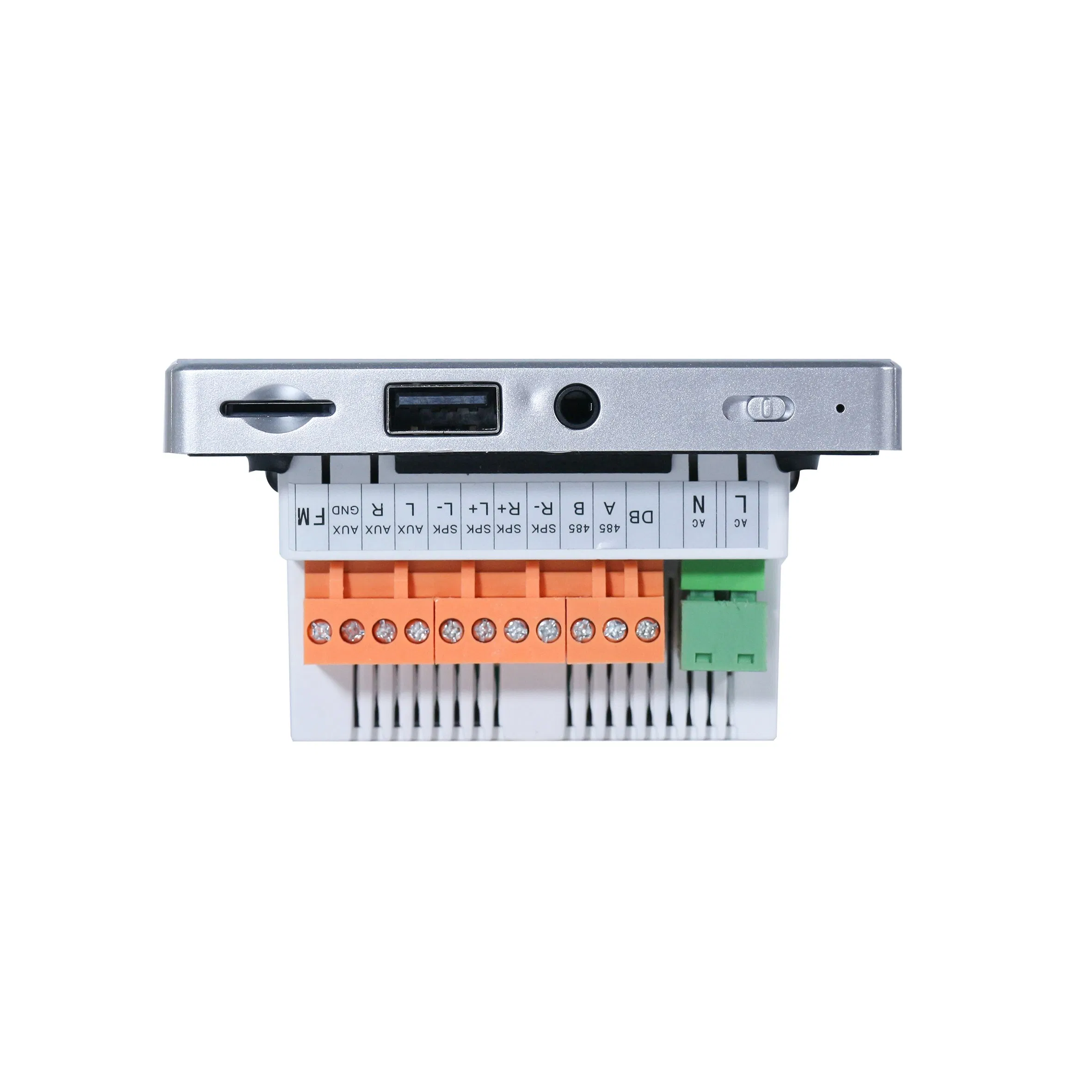 Wireless Blue Tooth FM Radio 2 Channel 25W Wall Amplifier with Color LCD Display and Light Touch Button