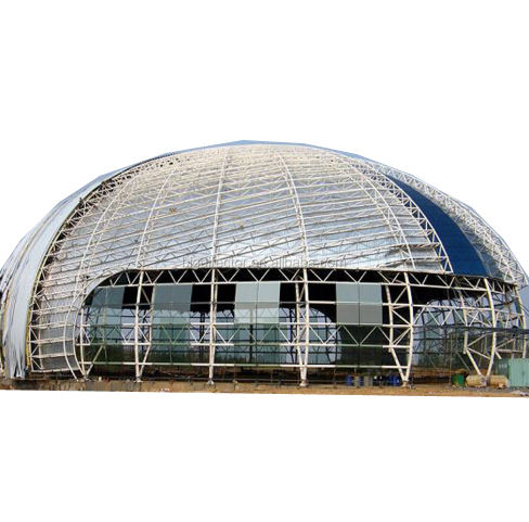 Prefabricated Steel Structure and Customized Galvanized Steel Construction Dome Roof