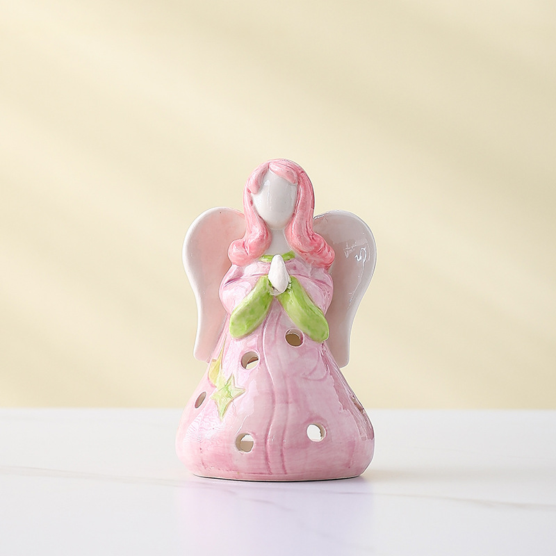 Enchanting Handmade Heart Ceramic Lamp for Romantic Decor