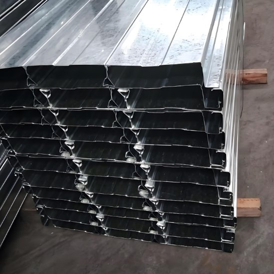 Large Closed Steel Floor Bearing Plate Pouring Type Floor Decking