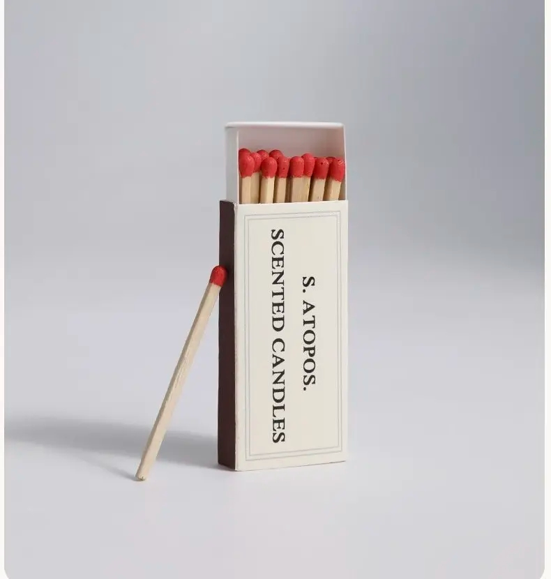Wholesale Cheap Custom Printing Paper Matches Box Matchbook Match Colors Customized Stick Safety Match Boxes