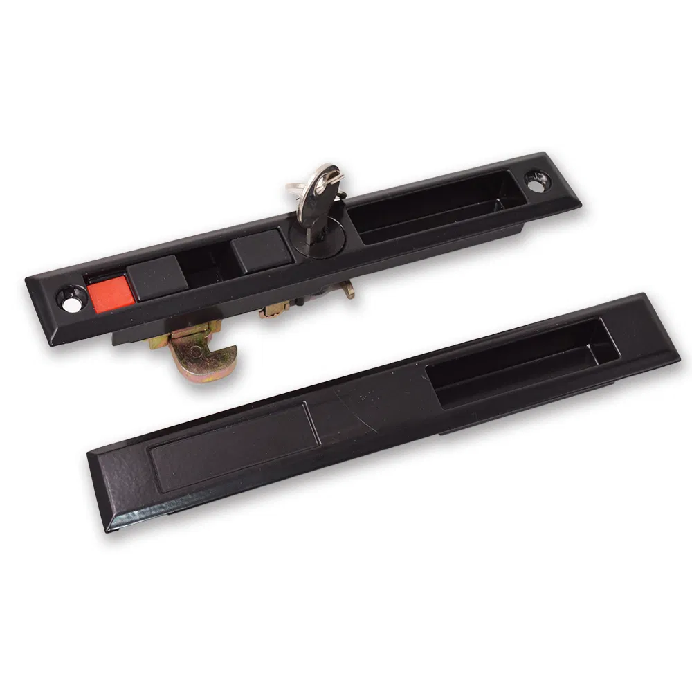 Double-Sided Zinc Alloy Window Locks Aluminium Sliding Windows Latch Lock with Key