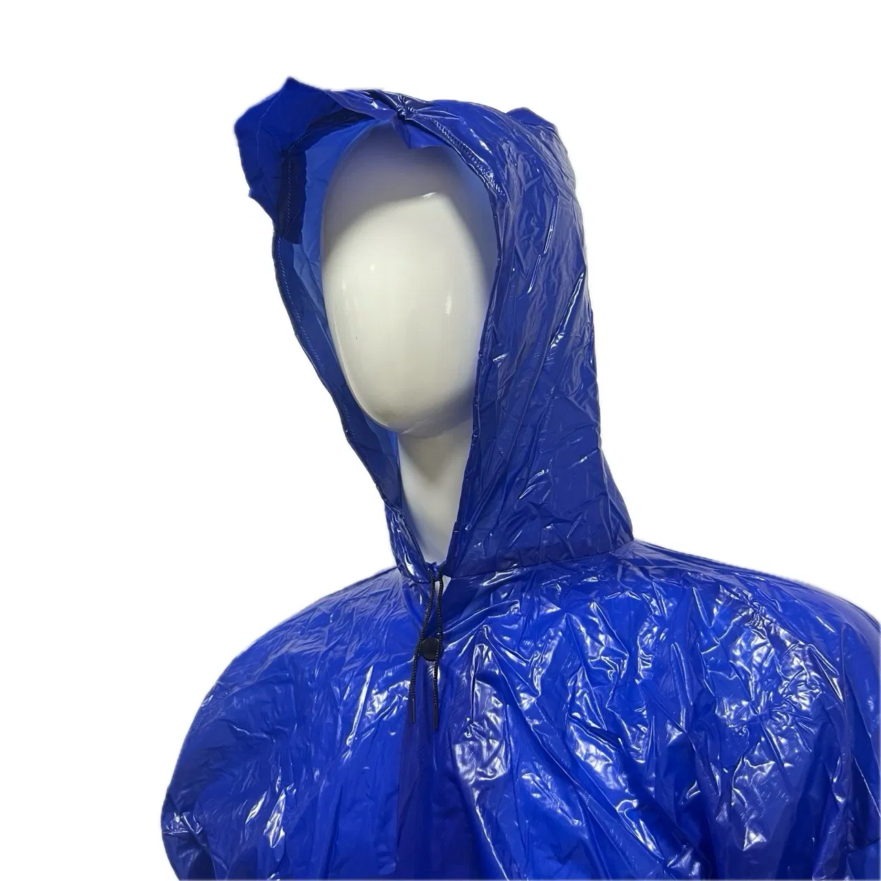 Blue Disposable Outdoor Riding Split Rain Coat Waterproof Motorcycle Suit