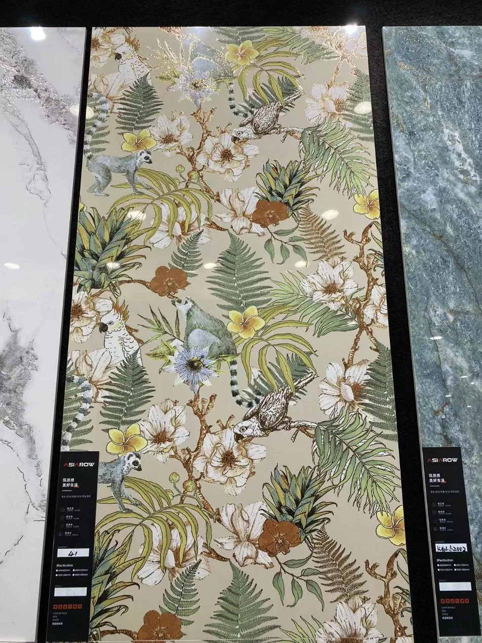 600X1200 Glossy Porcelain Gold Floor Tiles New Collection Ceramic at Wholesale Price