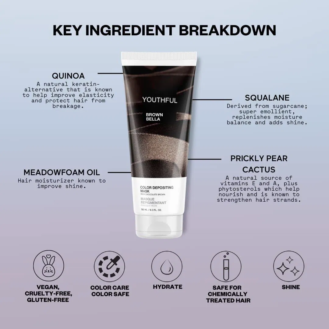 Color Depositing Mask Conditioning + Hydrate + Shine Vegan + Cruelty Free