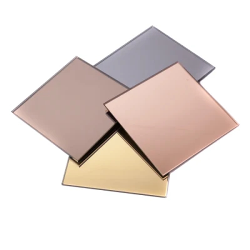 High Reflection Clear Float Glass Aluminum Mirror with Pencil Round Edge