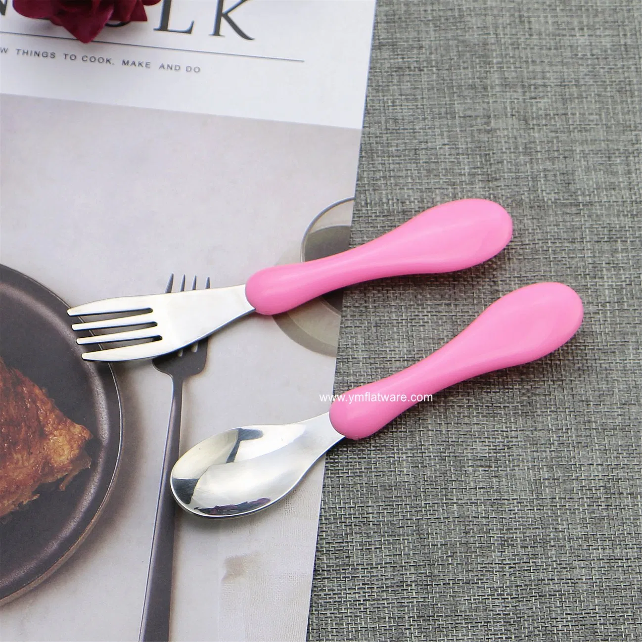 Promotional Stainless Steel Spoon Fork for Kids