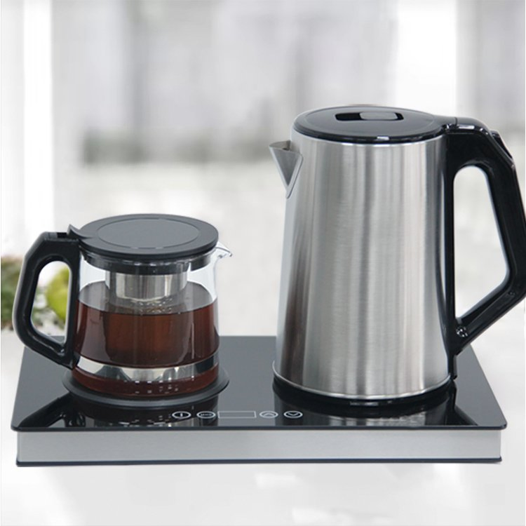 220 Warmers Pot Tetera Eletrica Digital Pots Kettles Set Automatic Turkish Tea Maker Electrical Appliances Kettle with Tea Pot Set