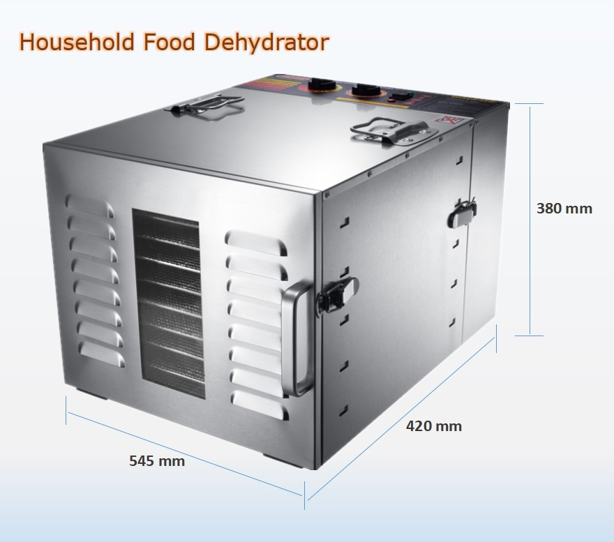 Home Use Electric Dryer 10tray Vegetable Fruit Dehydrate Jerky Food Dehydrator