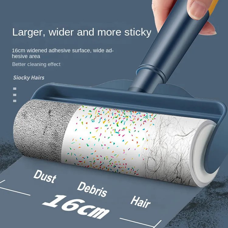 Reusable Washable Brush Lint Sticky Rollers for Pet Hair Cloth Roller Type