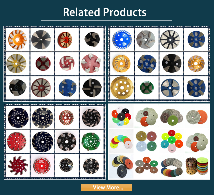 Kd-V10 9 Pieces 3 Inch D80mm Back Stick Diamond Grinding Disc Diamond Polishing Pads for Concrete and Terrazzo Floor