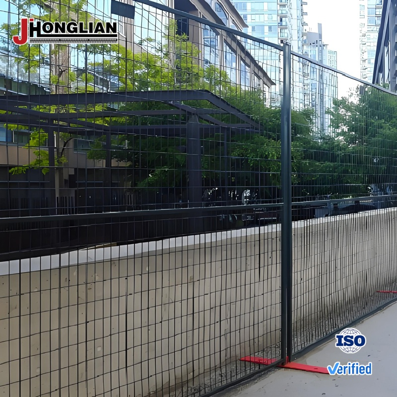 High Quality Customized Powder Coated Canada Temporary Fence