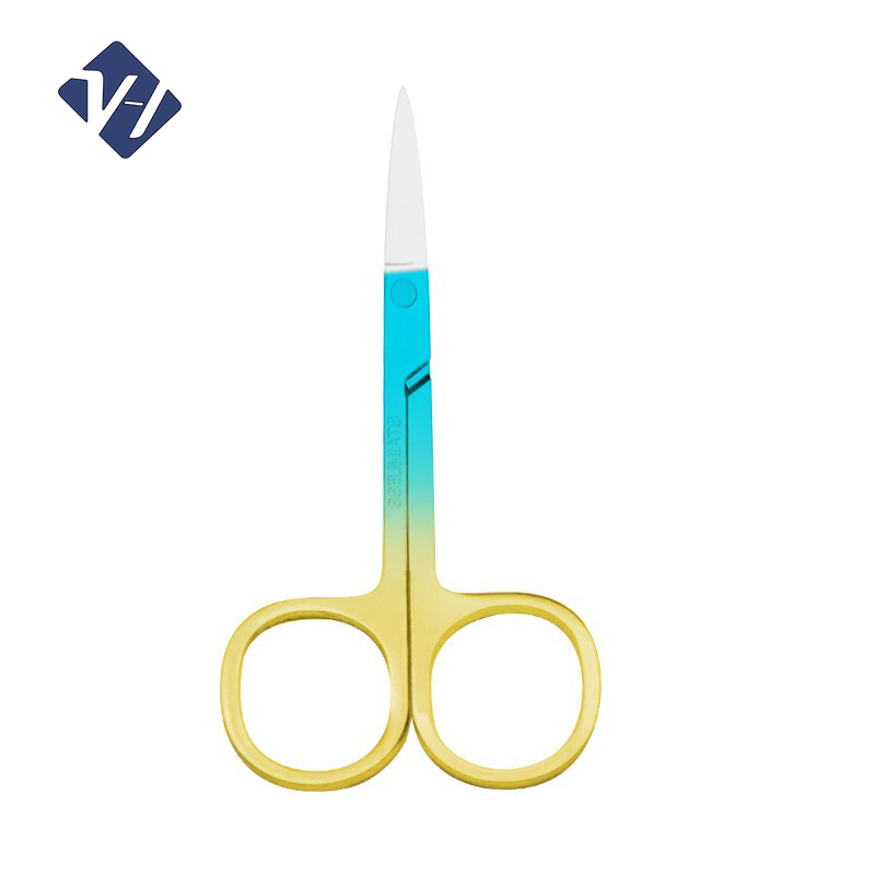 Stainless Steel Eyelash Eyebrow Scissors and Private Label Eyelash Tweezers