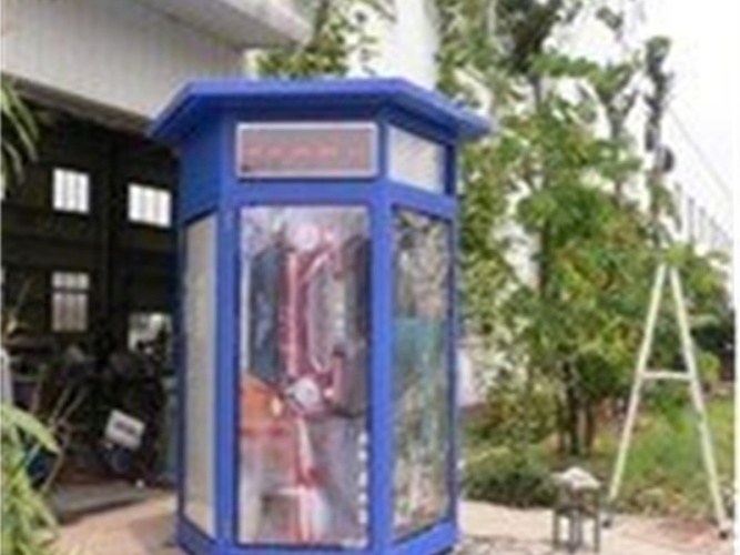 Assemble Simple Outdoor Food Kiosk with Alvanized Mild Steel